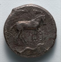 Tetradrachm: Quadriga (reverse), 478-467 BC. Greece, 5th century BC. Silver; diameter: 2.6 cm (1 in
