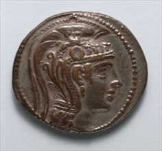 Tetradrachm, 150-100 BC. Greece, 2nd century BC. Silver; diameter: 2.2 cm (7/8 in.).