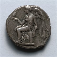 Stater: Nike-Terina (reverse), after 400 BC. Greece, Terina, after 5th century BC. Silver;