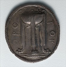 Stater, 550-480 BC. Greece, Croton, 6th-5th century BC. Silver; diameter: 3 cm (1 3/16 in.).