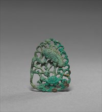 Ornaments with Carp and Lotus Design, 918-1392. Korea, Goryeo period (918-1392). Bronze; overall: 3