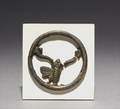 Ornament with Bat Design, 1200s. Korea, Goryeo period (918-1392). Bronze; diameter: 2.6 cm (1 in.).