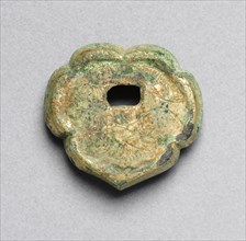 Nail Cover, 918-1392. Korea, Goryeo period (936-1392). Bronze gilt; overall: 3 x 3.3 x 0.6 cm (1