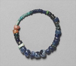 String of Glass Beads, 400s. Korea, Three Kingdoms period (57 BC-AD 668). Glass