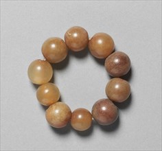 String of Glass Beads, 57 BC-AD 676. Korea, Silla period (57 BC-AD 676). Glass; each bead: 1.5 cm