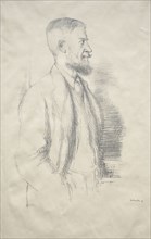 George Bernard Shaw, 1897. William Rothenstein (British, 1872-1945). Lithograph