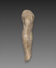 Fragment of a Leg (right leg), c. 1880 - 1917. Auguste Rodin (French, 1840-1917). Plaster; overall: