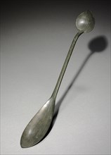 Spoon with Dual Heads, 918-1392. Korea, Goryeo period (918-1392). Silver bronze; overall: 28 cm (11
