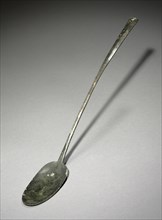 Spoon, 918-1392. Korea, Goryeo period (918-1392). Silver bronze; overall: 29.1 cm (11 7/16 in.).