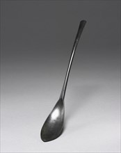 Spoon, 918-1392. Korea, Goryeo period (918-1392). Silver bronze; overall: 27.1 cm (10 11/16 in.).