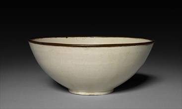 Bowl: Ding ware, 12th-13th Century. China, Jin dynasty (1115-1234). Glazed white porcelain;