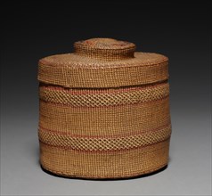 Lidded Basket, Unassigned, before 1917. Northwest Coast, Haida, Unassigned. Twilled, imbricated;