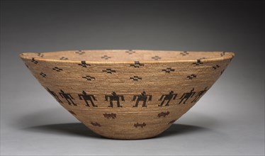 Bowl Basket (Unfinished), 1895- 1900. California, Yokuts, late 19th- early 20th century. Redbud,