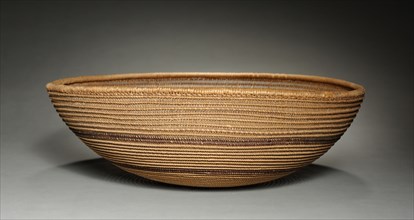 Tray, 1895. California, Pomo, late 19th- early 20th century. Plain twine; overall: 14.5 x 47 cm (5
