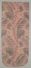 Fragment, 1723-1774. France, 18th century, Period of Louis XV (1723-1774). Tabby, brocaded; silk