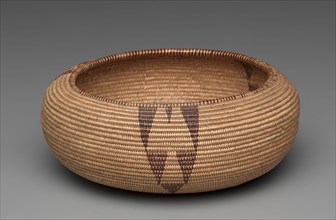 Bowl, 1890. Great Basin, Washoe, Late 19th- Early 20th century. Redbud, Willow; coiled (3 rods);