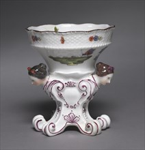 Pair of Salts from the Sulkowsky Service, 1735-1756. Meissen Porcelain Factory (German). Hard-paste