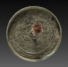 Mirror, 1185-1333. Japan, Kamakura Period (1185-1333). Bronze; diameter: 11.2 cm (4 7/16 in.).