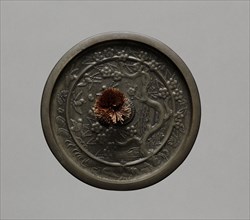 Mirror, 1185-1333. Japan, Kamakura Period (1185-1333). Bronze; diameter: 11.2 cm (4 7/16 in.).