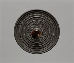 Mirror, 1400s-1500s. Japan, Muromachi Period (1392-1573). Bronze; diameter: 11 cm (4 5/16 in.).