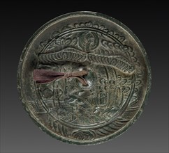 Mirror, 1185-1333. Japan, Kamakura Period (1185-1333). Bronze; diameter: 11.5 cm (4 1/2 in.).