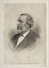 Bayard Taylor, 1902. Max Rosenthal (American, 1833-1918). Mezzotint