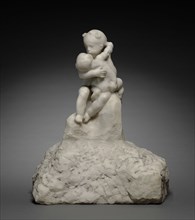 Little Brother and Sister, 1916. Auguste Rodin (French, 1840-1917). Marble; overall: 56.6 cm (22