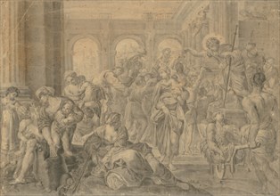Copy of Annibale Carracci's St. Roch Giving Alms, 1595 or after. Copy after Annibale Carracci
