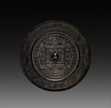 TLV Mirror with Multiple Nipples, 1st century AD. China, Eastern Han dynasty (25-220). Bronze;