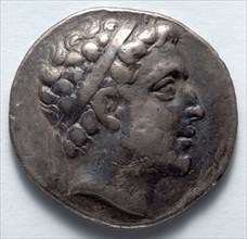 Didrachm: Royal Head (obverse), 220-179 BC. Greece, 3rd-2nd century BC. Silver; diameter: 2.6 cm (1