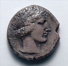 Tetradrachm, 466-422 BC. Greece, 5th century BC. Silver; diameter: 2.6 cm (1 in.).