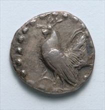 Aegineatan Drachm, c. 482 BC. Greece, 5th century BC. Silver; diameter: 2 cm (13/16 in.).
