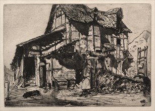 An Unsafe Tenement. James McNeill Whistler (American, 1834-1903). Etching