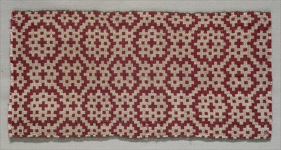 Textile Fragment, 19th century. Morocco, 19th century. Plain compound cloth; silk; average: 23.8 x