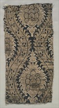 Textile Fragment, late 16th century. Turkey, Bursa, late 16th century. Brocaded silk with metal