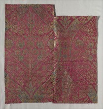 Gold Brocade, 1575-1600. Turkey, last quarter of the 16th century. Silk: compound weave, metal