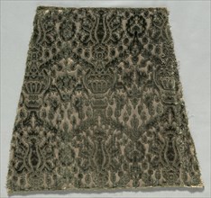 Velvet Fragments Sewn Together, late 1500s. Italy, late 16th century. Velvet; overall: 37 x 39.5 cm