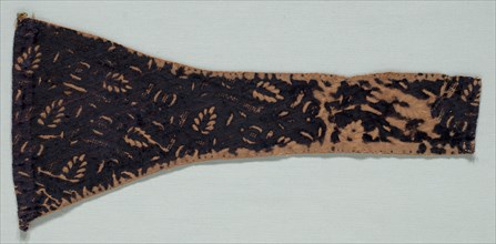 Fragment of a Stola, late 1600s. Italy, late 17th century. Velvet (cut and uncut); silk; overall: