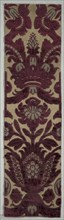 Velvet Textile, 1600s. Italy, Genoa ?, second half of 17th century. Velvet (cut and uncut); silk;