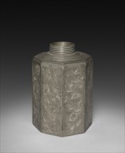 Cannister, 1715. Johann Melchoir Warner (German). Pewter; overall: 33 cm (13 in.).