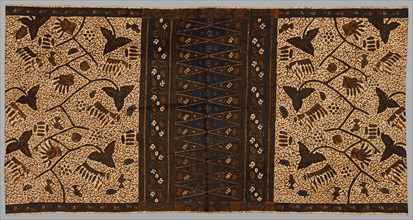 Wearing Cloth, 1800s. Indonesia, Java, 19th century. Batik; cotton; overall: 204.4 x 106.1 cm (80
