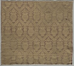 Textile, late 1500s. Italy, late 16th century. Damask; overall: 47 x 53.3 cm (18 1/2 x 21 in.).