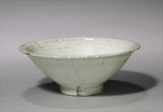 Bowl with Carved Design, 918-1392. Korea, Goryeo period (918-1392). Pottery; diameter of mouth: 10