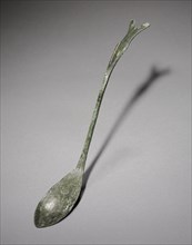 Spoon with Fish-Tail Design, 918-1392. Korea, Goryeo period (918-1392). Bronze; overall: 24.8 cm (9