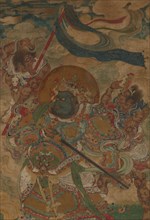 King of Heaven, 1368-1644. China, Ming dynasty (1368-1644). Hanging scroll, color on silk; painting