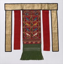 Back Apron for the Royal Ceremonial Robe, late 1800s-early 1900s. Korea, Joseon dynasty (1392-1910)