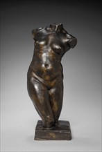 Torso, c. 1850 - 1899. Jules Dalou (French, 1838-1902). Bronze; overall: 49.6 cm (19 1/2 in.)