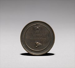 Medal: Antonio Canova (reverse). Francesco Putinati (Italian, 1775-1848). Bronze; diameter: 3.5 cm