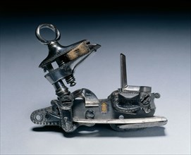 Miquelet Lock, c. 1790-1800. Domingo Gabiola (Spanish). Steel; overall: 11.6 x 9.6 cm (4 9/16 x 3