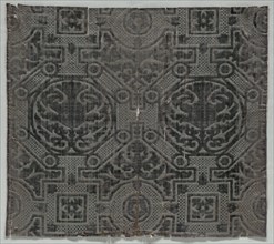 Velvet Textile, 1500s. Italy, 16th century. Velvet; overall: 50.1 x 57.1 cm (19 3/4 x 22 1/2 in.).